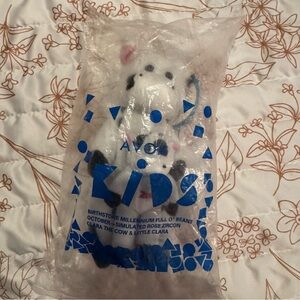 VINTAGE AVON Full O' Beans October Birthstone Clara The Cow/Little Clara Plush